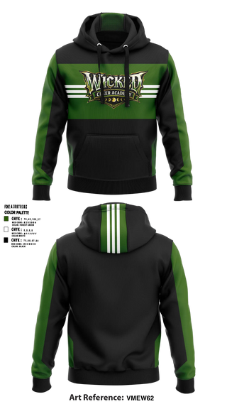 Hoodie, Wicked Cheer Academy, Cheer, Teamtime, Team time, sublimation, custom sports apparel, team uniforms, spirit wear, spiritwear, sports uniforms, custom shirts, team store, custom team store, fundraiser sports, apparel fundraiser