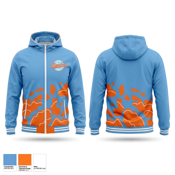 Windbreaker, Bethesda Bombers, Softball, Teamtime, Team time, sublimation, custom sports apparel, team uniforms, spirit wear, spiritwear, sports uniforms, custom shirts, team store, custom team store, fundraiser sports, apparel fundraiser