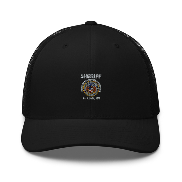 Sheriff Transportation Retro Trucker Hat | Yupoong 6606
