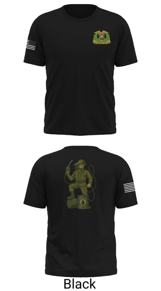 Old School Cotton Feel Shirt, 877th Quartermaster Company, Army, Teamtime, Team time, sublimation, custom sports apparel, team uniforms, spirit wear, spiritwear, sports uniforms, custom shirts, team store, custom team store, fundraiser sports, apparel fundraiser