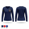 Fire Marshal’s Office 88719348 Women's Long Sleeve V-neck Shirt - 1