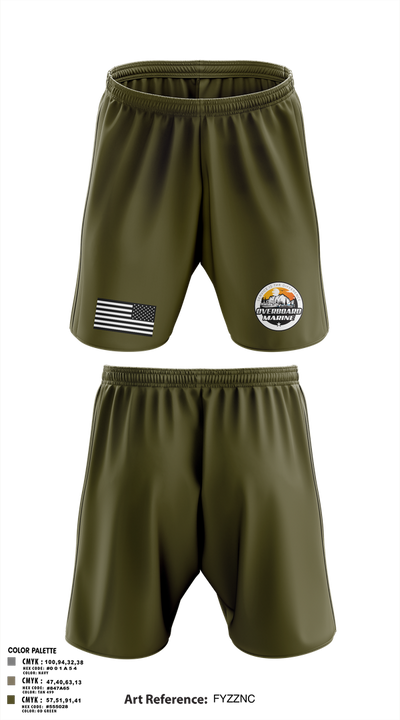 Overboard Marine and RV 25619615 Athletic Shorts With Pockets - 12