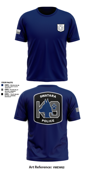 Short Sleeve Performance Shirt, Swatara K9, Police, Teamtime, Team time, sublimation, custom sports apparel, team uniforms, spirit wear, spiritwear, sports uniforms, custom shirts, team store, custom team store, fundraiser sports, apparel fundraiser