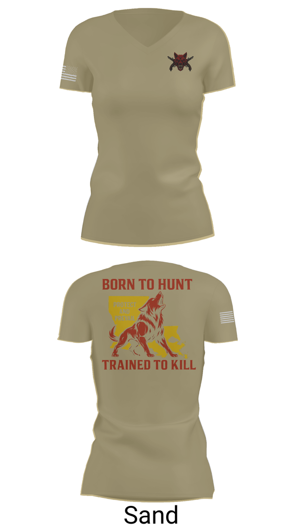 Womens Short Sleeve Vneck Shirt, 239th Military Police Company, , Teamtime, Team time, sublimation, custom sports apparel, team uniforms, spirit wear, spiritwear, sports uniforms, custom shirts, team store, custom team store, fundraiser sports, apparel fundraiser