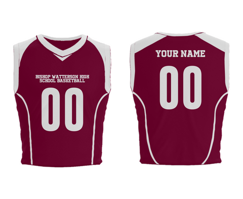 Mens Basketball Jersey, Bishop Watterson High School Basketball, Women's Basketball, Teamtime, Team time, sublimation, custom sports apparel, team uniforms, spirit wear, spiritwear, sports uniforms, custom shirts, team store, custom team store, fundraiser sports, apparel fundraiser