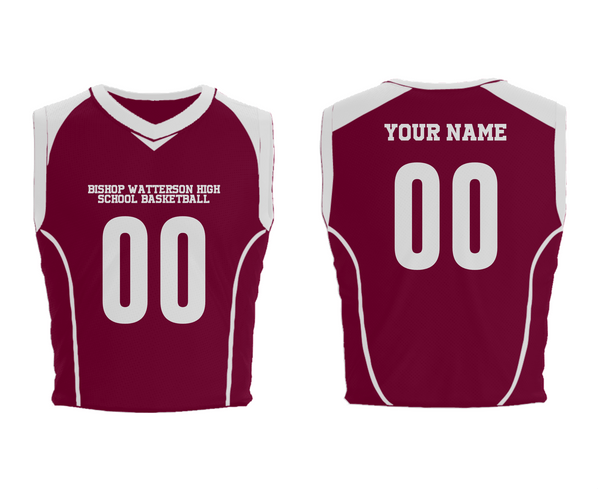 Mens Basketball Jersey, Bishop Watterson High School Basketball, Women's Basketball, Teamtime, Team time, sublimation, custom sports apparel, team uniforms, spirit wear, spiritwear, sports uniforms, custom shirts, team store, custom team store, fundraiser sports, apparel fundraiser