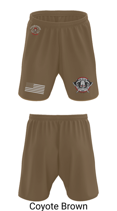 HQ PLT, HHC, 508th MP BN (D) 41529202 Athletic Shorts With Pockets - 9