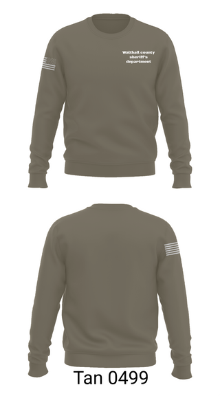 Crew Neck Sweatshirt, Walthall county sheriff’s department, Police, Teamtime, Team time, sublimation, custom sports apparel, team uniforms, spirit wear, spiritwear, sports uniforms, custom shirts, team store, custom team store, fundraiser sports, apparel fundraiser