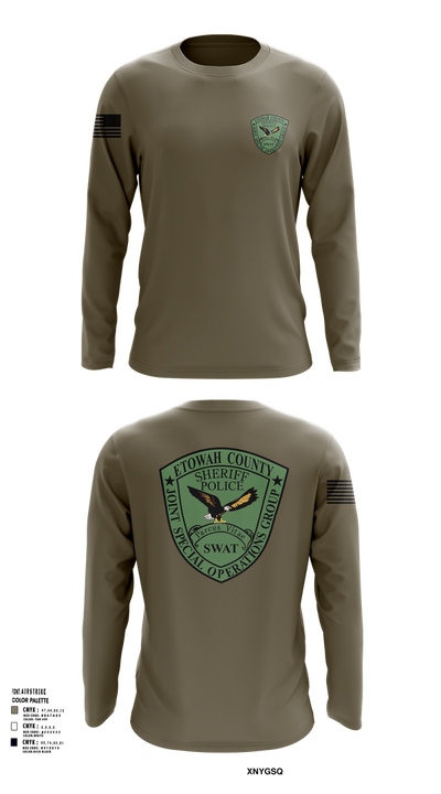 Etowah County JSOG 23168603 Long Sleeve Performance Shirt 101