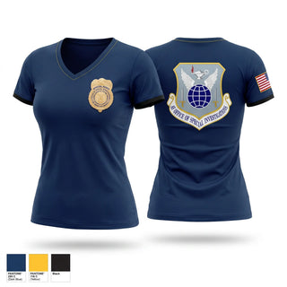 Womens Short Sleeve Vneck Shirt, OSI DET 812, Police, Teamtime, Team time, sublimation, custom sports apparel, team uniforms, spirit wear, spiritwear, sports uniforms, custom shirts, team store, custom team store, fundraiser sports, apparel fundraiser