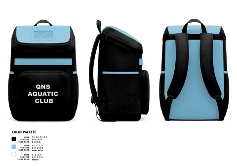 Gear Bag, QNS Aquatic Club, Swimming, Teamtime, Team time, sublimation, custom sports apparel, team uniforms, spirit wear, spiritwear, sports uniforms, custom shirts, team store, custom team store, fundraiser sports, apparel fundraiser