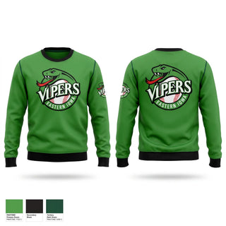 Crew Neck Sweatshirt, Eastern Iowa Vipers, Baseball, Teamtime, Team time, sublimation, custom sports apparel, team uniforms, spirit wear, spiritwear, sports uniforms, custom shirts, team store, custom team store, fundraiser sports, apparel fundraiser
