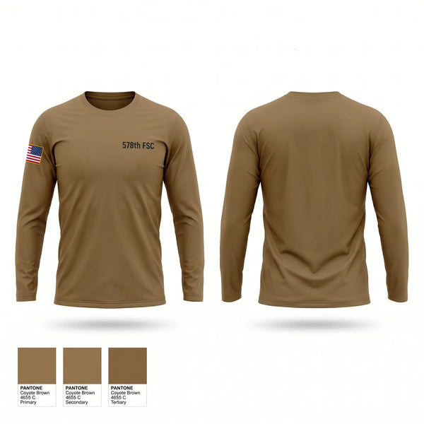 Long Sleeve Performance Shirt, 578th FSC, Army, Teamtime, Team time, sublimation, custom sports apparel, team uniforms, spirit wear, spiritwear, sports uniforms, custom shirts, team store, custom team store, fundraiser sports, apparel fundraiser
