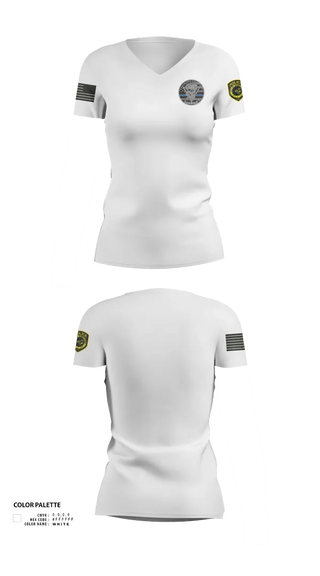 Womens Short Sleeve Vneck Shirt, Robstown Police Department, Police, Teamtime, Team time, sublimation, custom sports apparel, team uniforms, spirit wear, spiritwear, sports uniforms, custom shirts, team store, custom team store, fundraiser sports, apparel fundraiser
