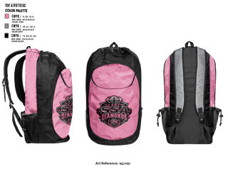 Gear Bag, SSA Lady Diamonds, Women's Basketball, Teamtime, Team time, sublimation, custom sports apparel, team uniforms, spirit wear, spiritwear, sports uniforms, custom shirts, team store, custom team store, fundraiser sports, apparel fundraiser