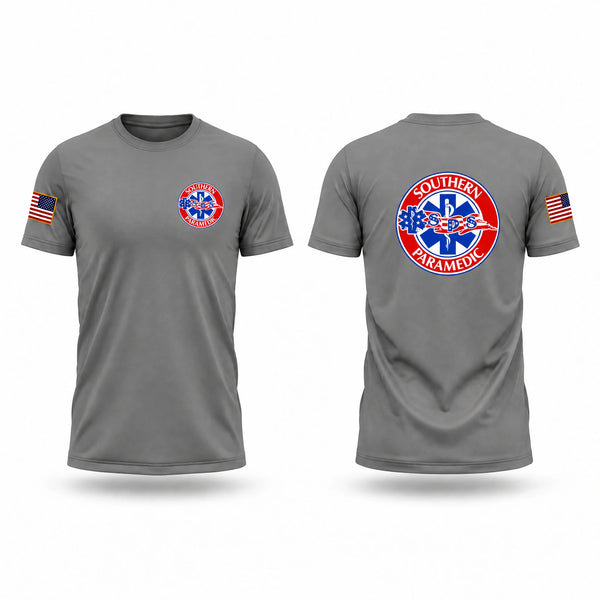 Old School Cotton Feel Shirt, Southern Paramedics Services, EMS/EMT, Teamtime, Team time, sublimation, custom sports apparel, team uniforms, spirit wear, spiritwear, sports uniforms, custom shirts, team store, custom team store, fundraiser sports, apparel fundraiser