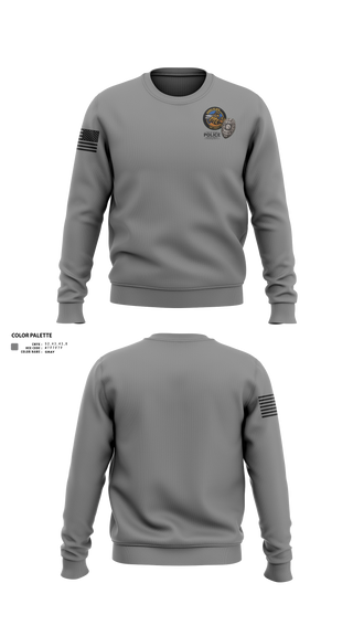 Crew Neck Sweatshirt, Hahira Police Department, Police, Teamtime, Team time, sublimation, custom sports apparel, team uniforms, spirit wear, spiritwear, sports uniforms, custom shirts, team store, custom team store, fundraiser sports, apparel fundraiser