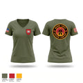 MCAC B 52168514 Women's Short Sleeve V-neck Shirt - 1