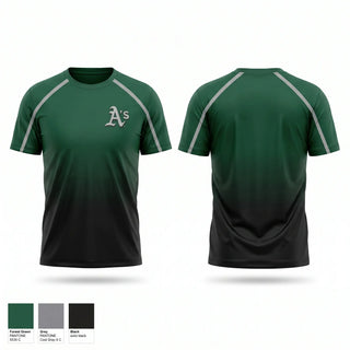 Short Sleeve Performance Shirt, Quad City A's, Baseball, Teamtime, Team time, sublimation, custom sports apparel, team uniforms, spirit wear, spiritwear, sports uniforms, custom shirts, team store, custom team store, fundraiser sports, apparel fundraiser