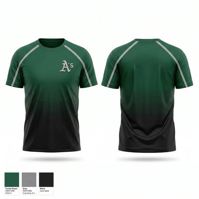 Quad City A's Short Sleeve Performance Shirt - 1