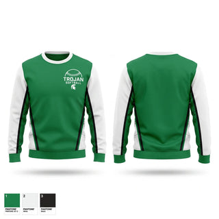 Crew Neck Sweatshirt, New Castle Trojans, Softball, Teamtime, Team time, sublimation, custom sports apparel, team uniforms, spirit wear, spiritwear, sports uniforms, custom shirts, team store, custom team store, fundraiser sports, apparel fundraiser