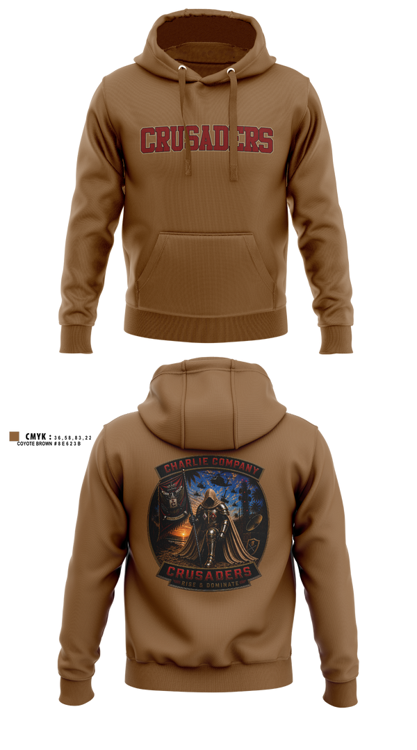 Hoodie, Crusaders, Army, Teamtime, Team time, sublimation, custom sports apparel, team uniforms, spirit wear, spiritwear, sports uniforms, custom shirts, team store, custom team store, fundraiser sports, apparel fundraiser