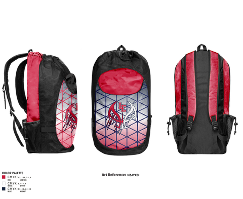 Gear Bag, Lugoff-Elgin High School Basketball, Men's Basketball, Teamtime, Team time, sublimation, custom sports apparel, team uniforms, spirit wear, spiritwear, sports uniforms, custom shirts, team store, custom team store, fundraiser sports, apparel fundraiser