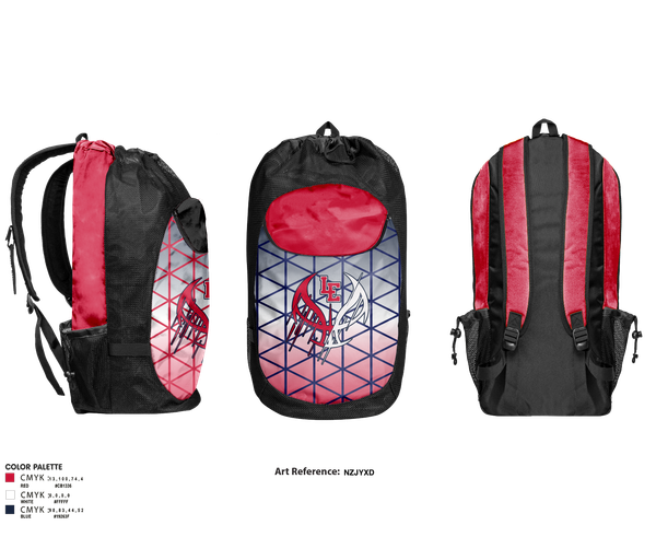 Gear Bag, Lugoff-Elgin High School Basketball, Men's Basketball, Teamtime, Team time, sublimation, custom sports apparel, team uniforms, spirit wear, spiritwear, sports uniforms, custom shirts, team store, custom team store, fundraiser sports, apparel fundraiser