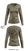 229TH MP CO Women's Long Sleeve V-neck Shirt - 102