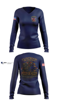 Clintwood Fire Department Women's Long Sleeve V-neck Shirt - 6