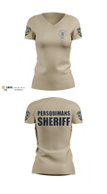 Perquimans County Sheriff's Office Women's Short Sleeve V-neck Shirt - 7