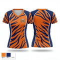 Malone Tigers 80895535 Women's Short Sleeve V-neck Shirt - 1