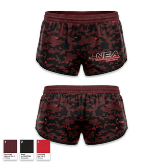 Womens Shorts, Northeastern Assassins, E-Sports, Teamtime, Team time, sublimation, custom sports apparel, team uniforms, spirit wear, spiritwear, sports uniforms, custom shirts, team store, custom team store, fundraiser sports, apparel fundraiser