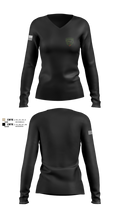 BrdSchZg 29606581 Women's Long Sleeve V-neck Shirt - 1