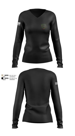 Womens Long Sleeve Vneck Shirt, BrdSchZg, Air Force, Teamtime, Team time, sublimation, custom sports apparel, team uniforms, spirit wear, spiritwear, sports uniforms, custom shirts, team store, custom team store, fundraiser sports, apparel fundraiser