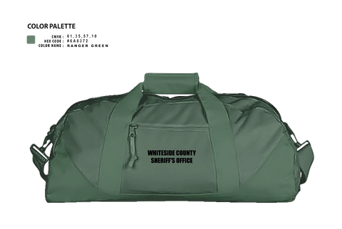 Duffle Bag, Whiteside County Sheriff's Office, Police, Teamtime, Team time, sublimation, custom sports apparel, team uniforms, spirit wear, spiritwear, sports uniforms, custom shirts, team store, custom team store, fundraiser sports, apparel fundraiser