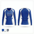Belgreen Women's Long Sleeve V-neck Shirt - 1