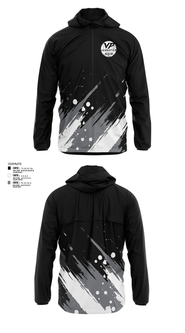 Windbreaker, Versatile Prospects, Baseball, Teamtime, Team time, sublimation, custom sports apparel, team uniforms, spirit wear, spiritwear, sports uniforms, custom shirts, team store, custom team store, fundraiser sports, apparel fundraiser