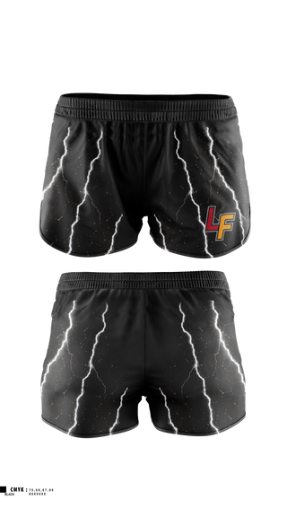 Track Shorts, Lightning Force Athletics, Track & Field, Teamtime, Team time, sublimation, custom sports apparel, team uniforms, spirit wear, spiritwear, sports uniforms, custom shirts, team store, custom team store, fundraiser sports, apparel fundraiser