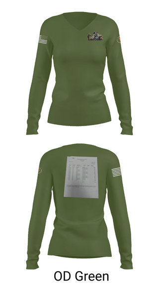 Womens Long Sleeve Vneck Shirt, AFJROTC MS-081 DRONE TEAM, , Teamtime, Team time, sublimation, custom sports apparel, team uniforms, spirit wear, spiritwear, sports uniforms, custom shirts, team store, custom team store, fundraiser sports, apparel fundraiser