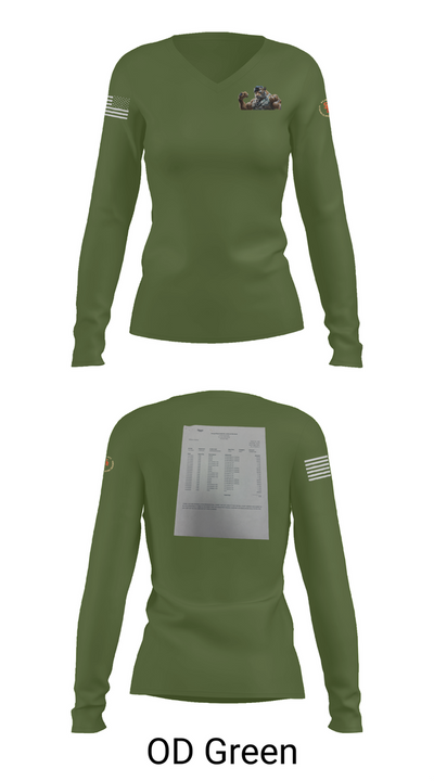 AFJROTC MS-081 DRONE TEAM 88778530 Women's Long Sleeve V-neck Shirt - 57