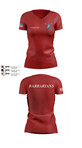 Womens Short Sleeve Vneck Shirt, Libertyville Army Recruiting Company, Army, Teamtime, Team time, sublimation, custom sports apparel, team uniforms, spirit wear, spiritwear, sports uniforms, custom shirts, team store, custom team store, fundraiser sports, apparel fundraiser