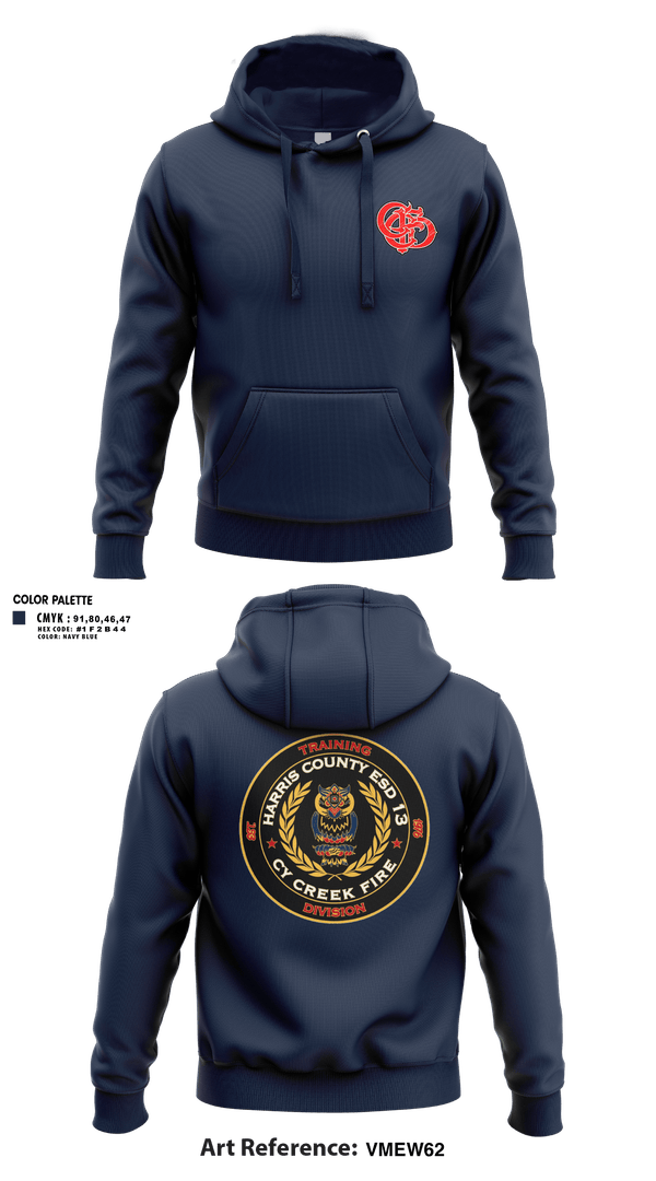 Hoodie, Cy Creek Fire 24, Fire Department, Teamtime, Team time, sublimation, custom sports apparel, team uniforms, spirit wear, spiritwear, sports uniforms, custom shirts, team store, custom team store, fundraiser sports, apparel fundraiser