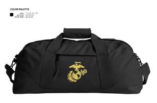 Duffle Bag, MCRD Parris Island Protocol Office, Marines, Teamtime, Team time, sublimation, custom sports apparel, team uniforms, spirit wear, spiritwear, sports uniforms, custom shirts, team store, custom team store, fundraiser sports, apparel fundraiser