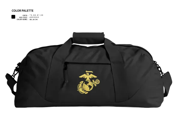 Duffle Bag, MCRD Parris Island Protocol Office, Marines, Teamtime, Team time, sublimation, custom sports apparel, team uniforms, spirit wear, spiritwear, sports uniforms, custom shirts, team store, custom team store, fundraiser sports, apparel fundraiser