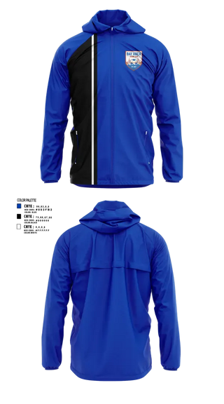 Windbreaker, Bay Area Futsal Club, Men's Soccer, Teamtime, Team time, sublimation, custom sports apparel, team uniforms, spirit wear, spiritwear, sports uniforms, custom shirts, team store, custom team store, fundraiser sports, apparel fundraiser