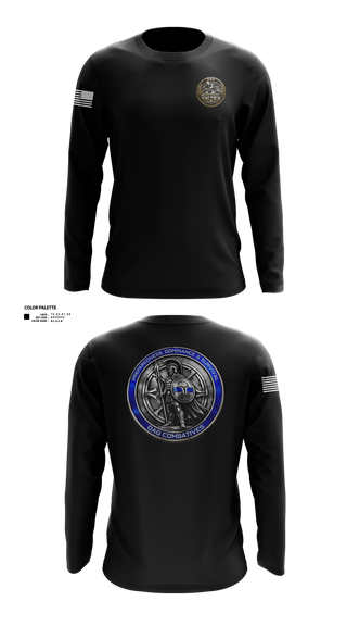 Long Sleeve Performance Shirt, OAG-DT, Police, Teamtime, Team time, sublimation, custom sports apparel, team uniforms, spirit wear, spiritwear, sports uniforms, custom shirts, team store, custom team store, fundraiser sports, apparel fundraiser