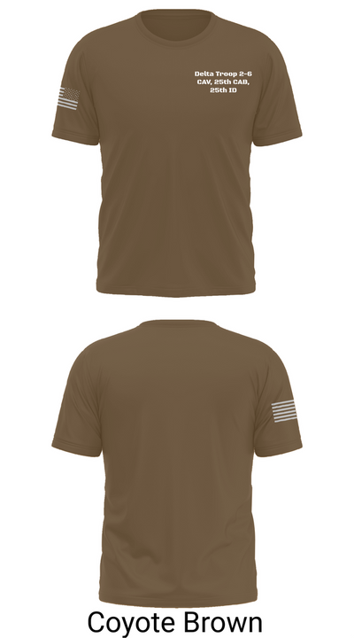 Delta Troop 2-6 CAV, 25th CAB, 25th ID 5180434 Short Sleeve Performance Shirt - 16