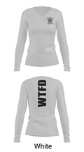 Wayne Twp / Grass Creek Fire Dept 5261402 Women's Long Sleeve V-neck Shirt - 11