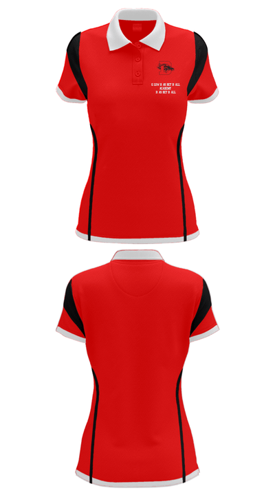 Glow Basketball Academy Basketball 79866330 Women's Short Sleeve Performance Polo  - 27